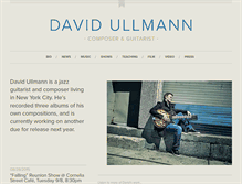 Tablet Screenshot of davidullmann.com